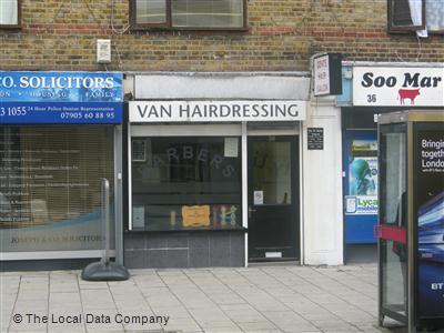 Van Hairdressing London