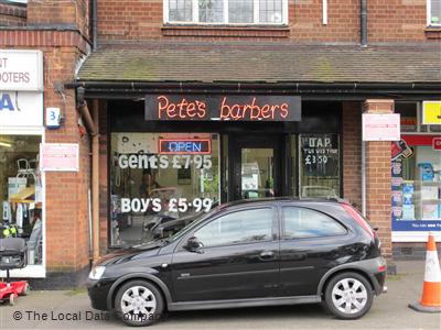 Pete&quot;s Barbers Nottingham